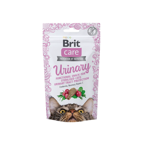 BRIT CARE Urinary, funkcionalna poslastica za sterilisane mačke, 50g