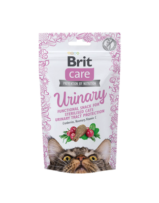BRIT CARE Urinary, funkcionalna poslastica za sterilisane mačke, 50g