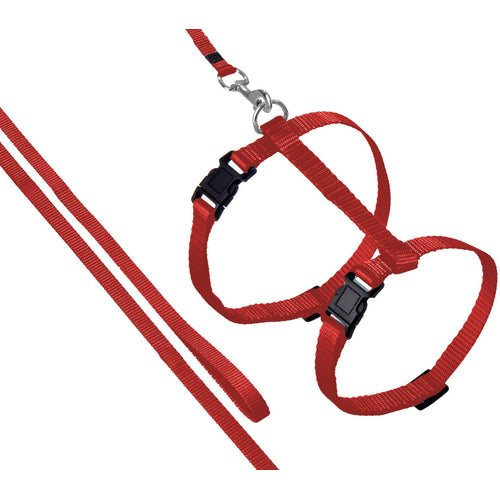 FLAMINGO Am sa povodnikom za macke ArtSportiv Plus Crveni 10mm/110cm