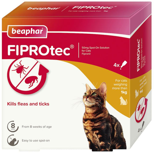 FIPROtec (Beaphar) Ampula SpotOn za macke, 50mg, 1kg (4/1)
