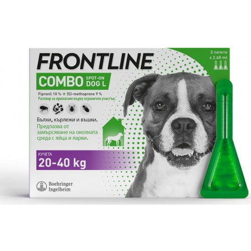 FRONTLINE Combo (Boehringer) Ampula SpotOn za pse L 20-40kg (3/1)