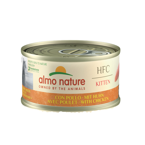 OUTLET ALMO NATURE HFC Natural konzerva za mačke, Kitten s piletinom, 70g