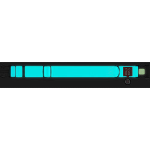WAUDOG Ogrlica za pse Smart ID, vodootporna, svetleca, XX-Large, 40mm/38-58cm