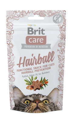 BRIT CARE Hairball, funkcionalna poslastica za mačke, 50g