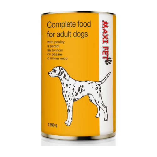 MAXI PET Komadići sa živinom u sosu, 1250g