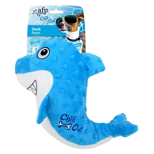 ALL4PAWS ChillOut Igracka za pse Ajkula, Plava, 20cm