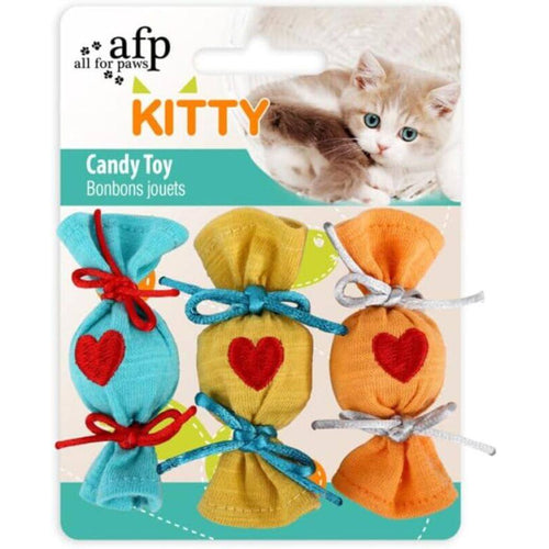 ALL4PAWS Kitty Igracka za macke Candy, tekstilna, 8.5x9x3cm