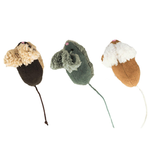 ALL4PAWS LambsWool Igracka za macke Mis Snezni, Catnip, 5cm, raznih boja
