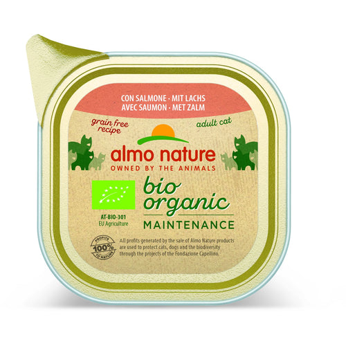 ALMO NATURE Biorganic Pasteta za macke s lososom, 85g