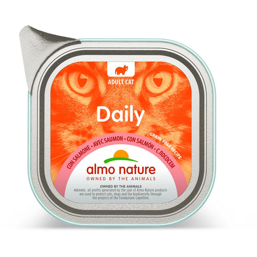 ALMO NATURE Daily Pasteta za macke s lososom, 100g