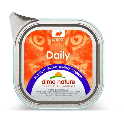 ALMO NATURE Daily Pasteta za macke s zecetinom, 100g