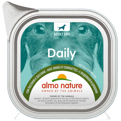 ALMO NATURE Daily Pasteta za pse s curetinom i tikvicama, 100g