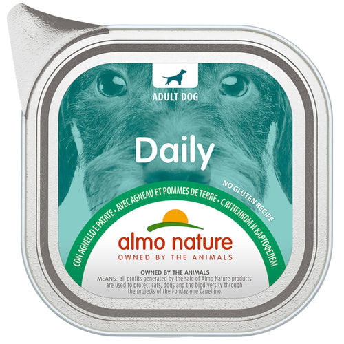 ALMO NATURE Daily Pasteta za pse s jagnjetinom i krompirom, 100g