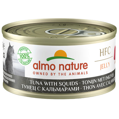 ALMO NATURE HFC Jelly konzerva za macke s tunom i lignjom, 70g
