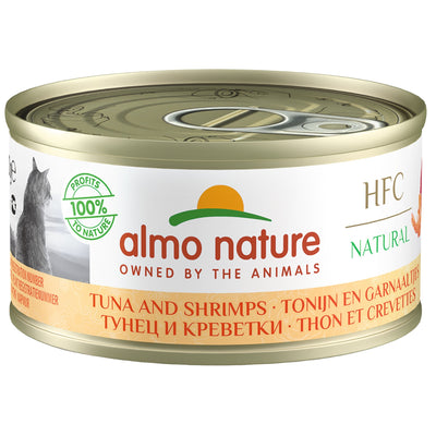 ALMO NATURE HFC Natural konzerva za mack s tunom i skampima, 70g