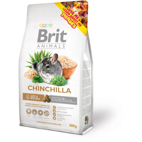 BRIT ANIMALS Chinchilla, peletirana hrana za cincile, 300g