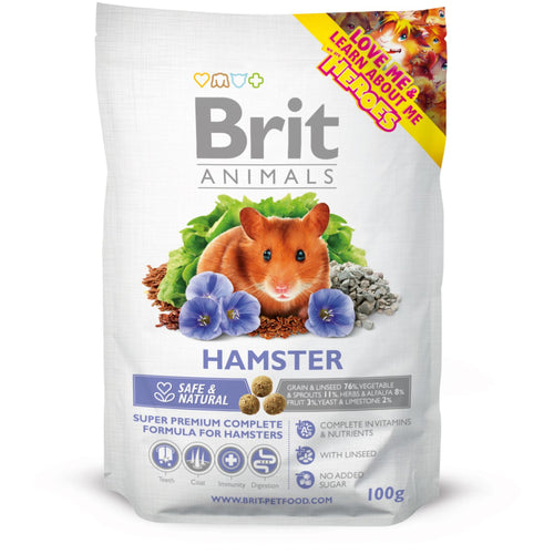 BRIT ANIMALS Hamster, peletirana hrana za hrcke, 100g