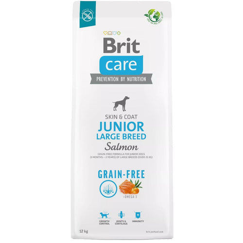 BRIT CARE GF JUNIOR Large Breed, s lososom, bez zitarica, 12kg