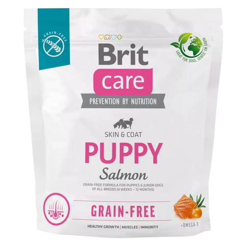 BRIT CARE GF PUPPY All Breed, s lososom, bez zitarica, 1kg