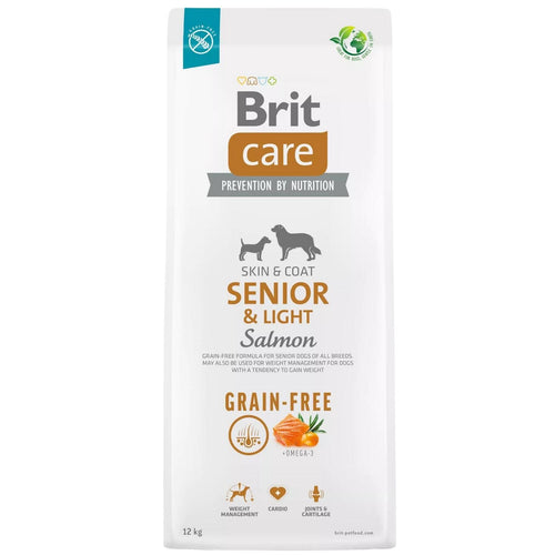 BRIT CARE GF Senior All Breed, s lososom, bez zitarica, 12kg