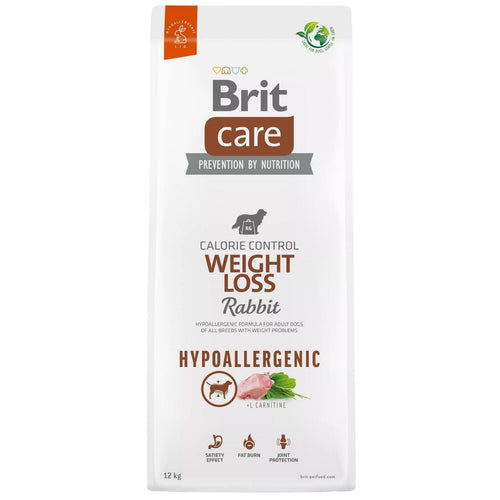 BRIT CARE Hypoallergenic, Weight Loss, sa zecetinom i pirincem, 12kg