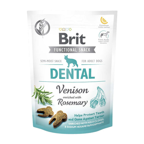 BRIT Functional poslastica za pse, Dental s divljaci i ruzmarinom, 150g