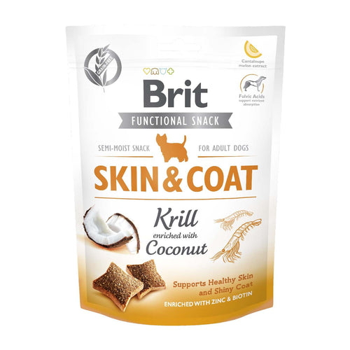 BRIT Functional poslastica za pse, Skin&Coat Krill i kokos, 150g