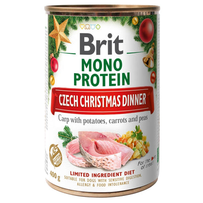 BRIT Mono Protein, Christmas, sa saranom i krompirom, bez zitarica, 400g