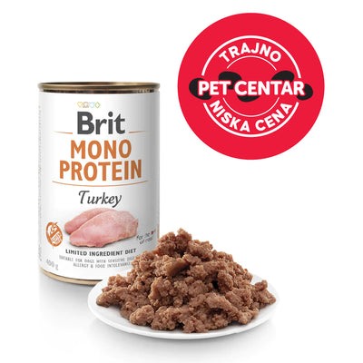 BRIT Mono Protein, s curetinom, bez zitarica, 400g