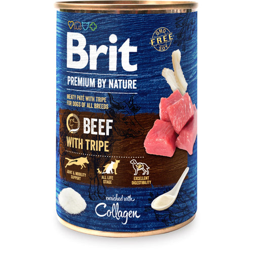 BRIT PREMIUM by Nature, mesna pasteta za pse s govedinom i iznutricama, 400g
