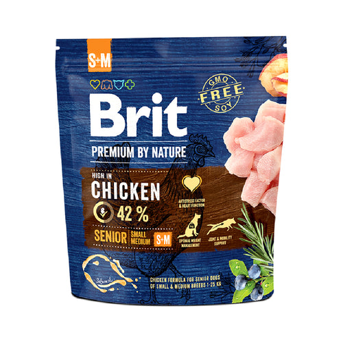 BRIT PREMIUM by Nature Senior Small & Medium Breeds, 1kg