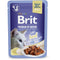 BRIT PREMIUM kesica, nežni fileti u sosu s govedinom, 85g