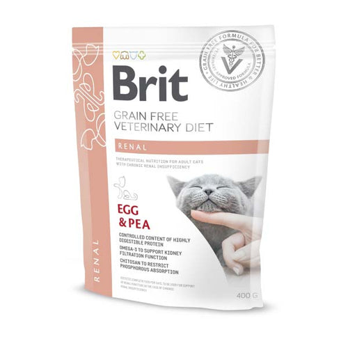 BRIT VD Cat Renal, kod hronicne insuficijencije bubrega, bez zitarica, 400g