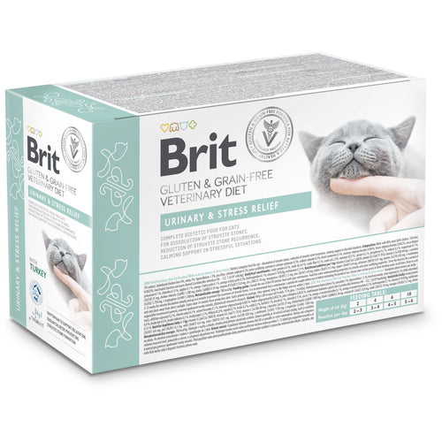 BRIT VD Cat Urinary&Stress, rastapanje struviita, bez zitarica, 12x85g