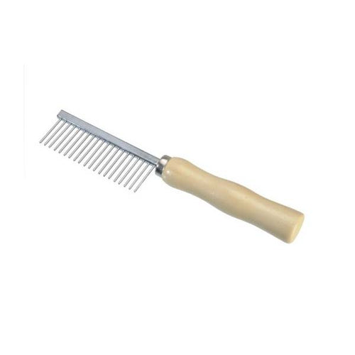 CAMON Cesalj za krzno drveni, 21 metalna zupca