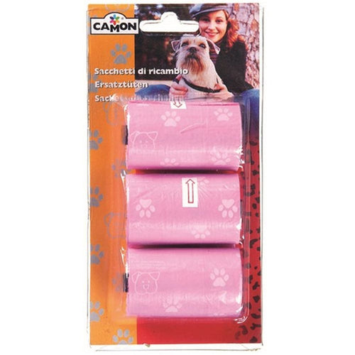 CAMON Higijenske kesice za izmet 3 rolne x 20 kesica, raznih boja