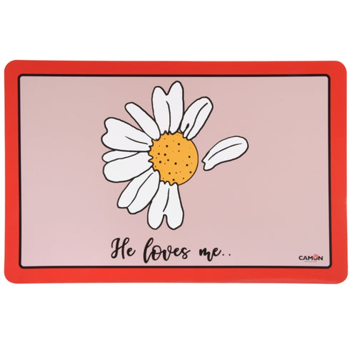 CAMON Podmetac za posude Margherite, s motivom cveta, 43x28cm