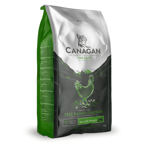 CANAGAN Piletina iz slobodnog uzgoja, za macke, bez zitarica, 1,5kg