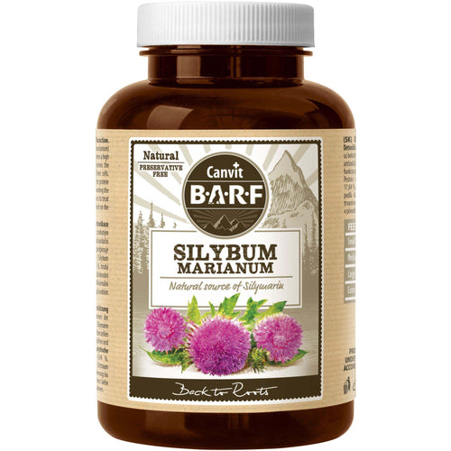 CANVIT Barf Silybum Marianum u prahu, podrska jetri, za pse, 160g