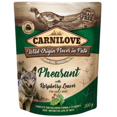 CARNILOVE Dog, pasteta s fazanom i liscem maline, bez zitarica, 300g