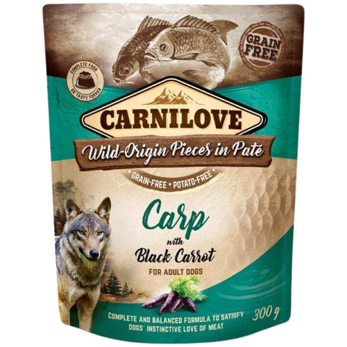 CARNILOVE Dog, pasteta sa saranom i crnom sargarepom, bez zitarica, 300g