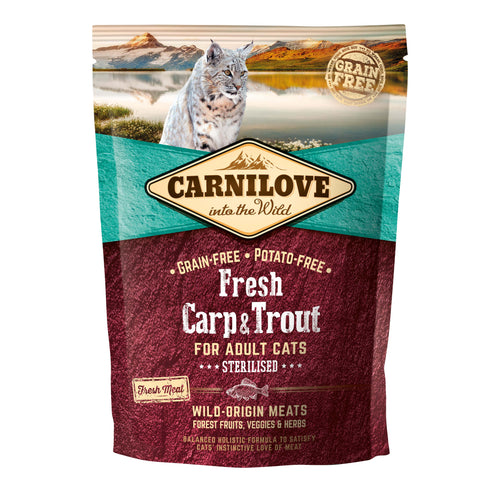 CARNILOVE Fresh Sterilised, Saran i Pastrmka, bez zitarica