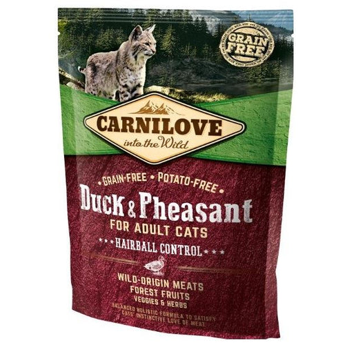 CARNILOVE Hairball, Pacetina i fazan, bez zitarica