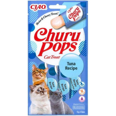 CHURU Cat Pops, socni zele, tunjevina, 4x15g