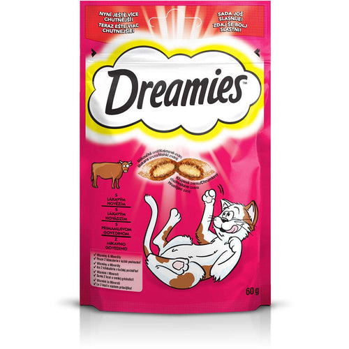 DREAMIES Poslastica za macke s Govedinom, 60g