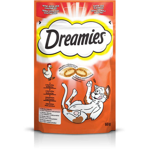 DREAMIES Poslastica za macke s Piletinom, 60g