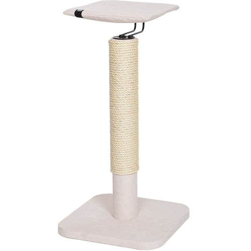 DUVO+ Grebalica za macke Iwaki, stub, Bela, 47x47x92cm