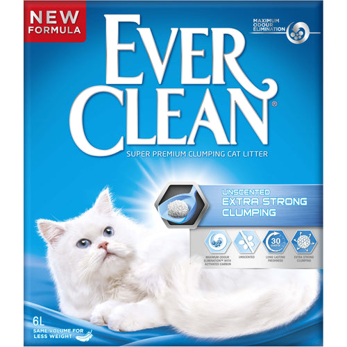 EVER CLEAN Posip za macke Unscented ExtraStrong, bez mirisa, grudvajuci