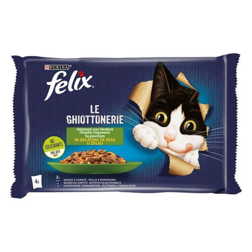 FELIX Le Ghiottenerie, s govedinom u zeleu, 4x85g