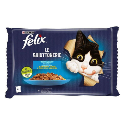 FELIX Le Ghiottenerie, s lososom u zeleu, 4x85g